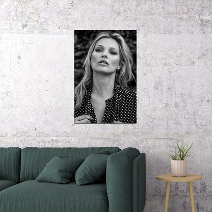 Kate Moss British Supermodel Poster Wall Art Print Home Wall Decor