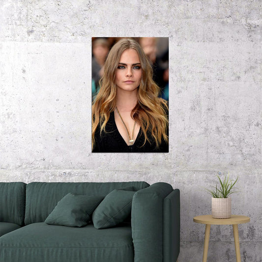 Cara Delevingne Model Actress Poster Wall Art Print Home Wall Decor