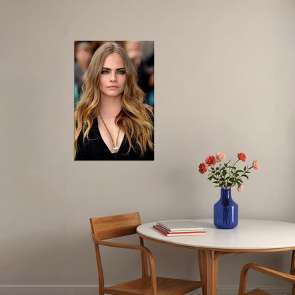 Cara Delevingne Model Actress Poster Wall Art Print Home Wall Decor