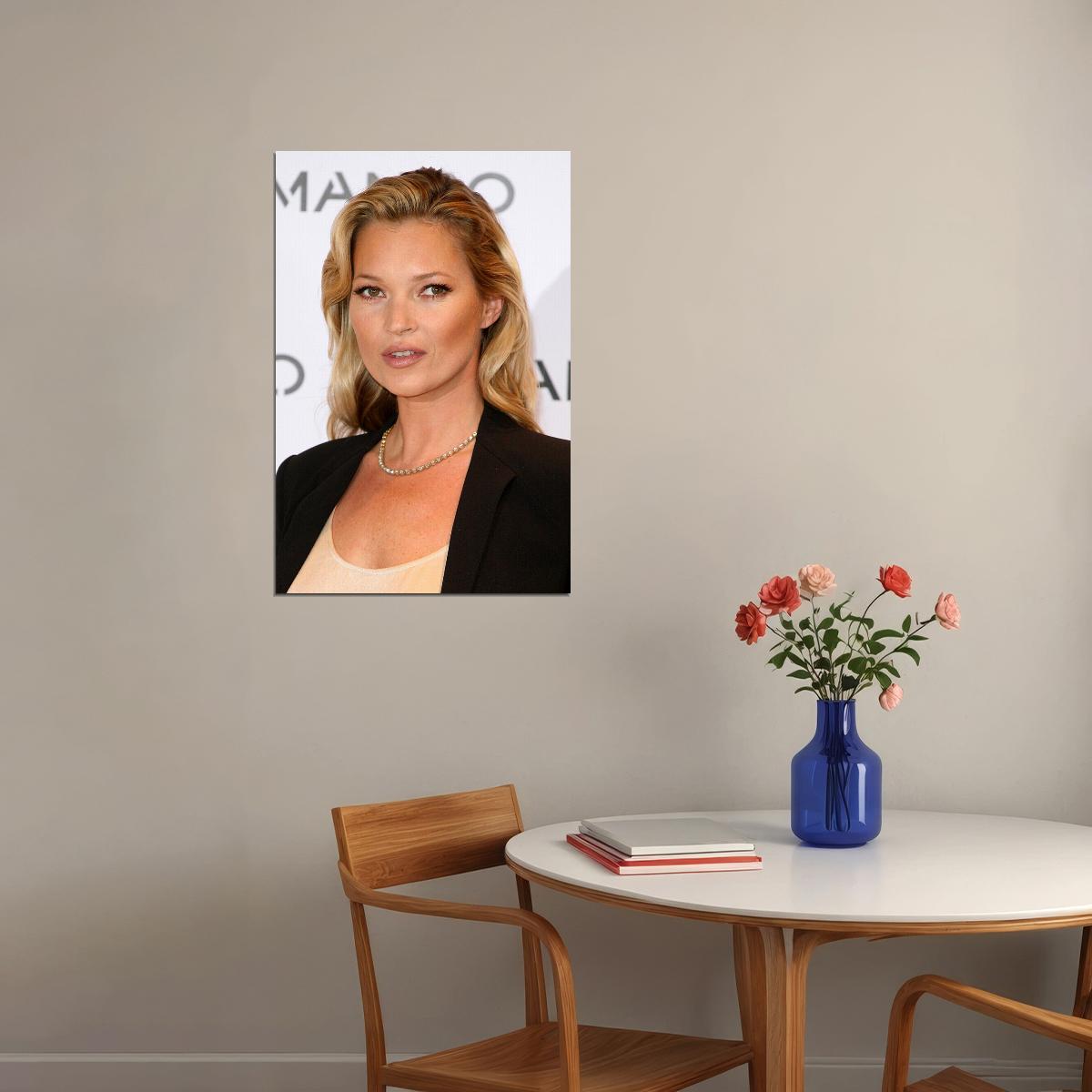 Moss Model Fashion Icon Artist Poster Wall Art Print Home Wall Decor