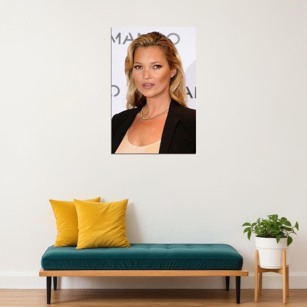 Moss Model Fashion Icon Artist Poster Wall Art Print Home Wall Decor