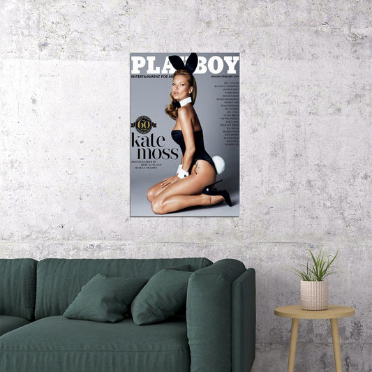 Magazine Moss Model Artist Poster Wall Art Print Home Wall Decor