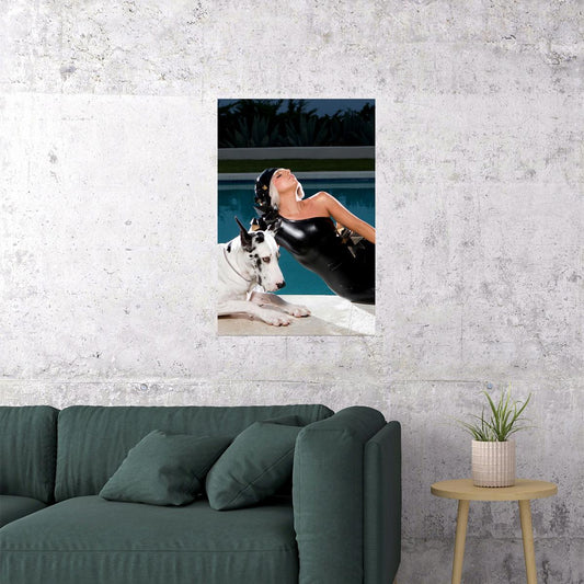 Lady Gaga Poker Face Music Album Poster Wall Art Print Home Wall Decor