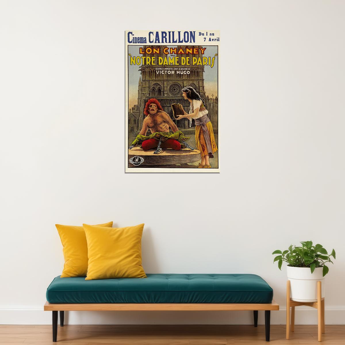 Classic The Hunchback Of Notre Dame Hugo Movie Poster Wall Art Print Home Wall Decor