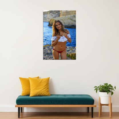 Tanya Mityushina Sexy Model Malta Azure Photo Poster Wall Art Print Home Wall Decor