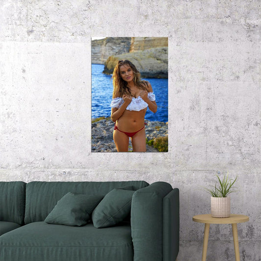 Tanya Mityushina Sexy Model Malta Azure Photo Poster Wall Art Print Home Wall Decor