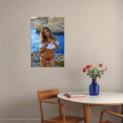Tanya Mityushina Sexy Model Malta Azure Photo Poster Wall Art Print Home Wall Decor