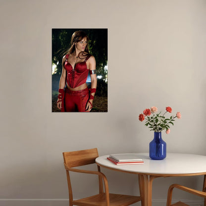 Elektra Jennifer Garner Warrior Assassin Movie Poster Wall Art Print Home Wall Decor