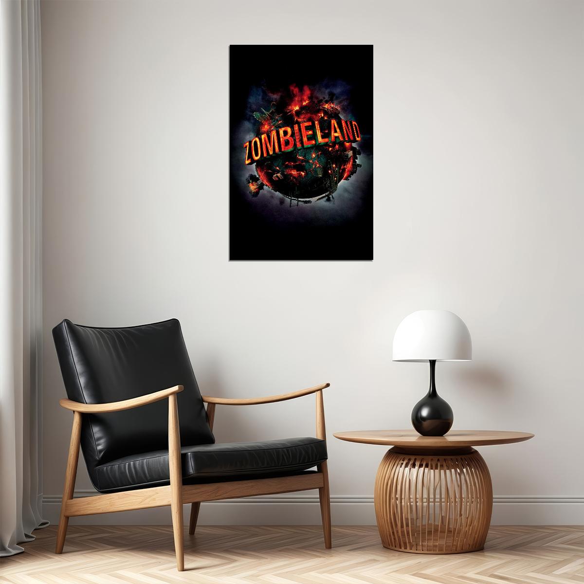 Zombieland Comedy Movie 2009 Poster Wall Art Print Home Wall Decor