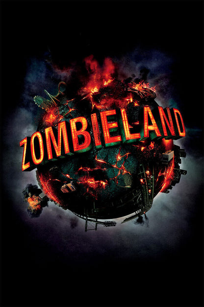 Zombieland Comedy Movie 2009 Poster Wall Art Print Home Wall Decor