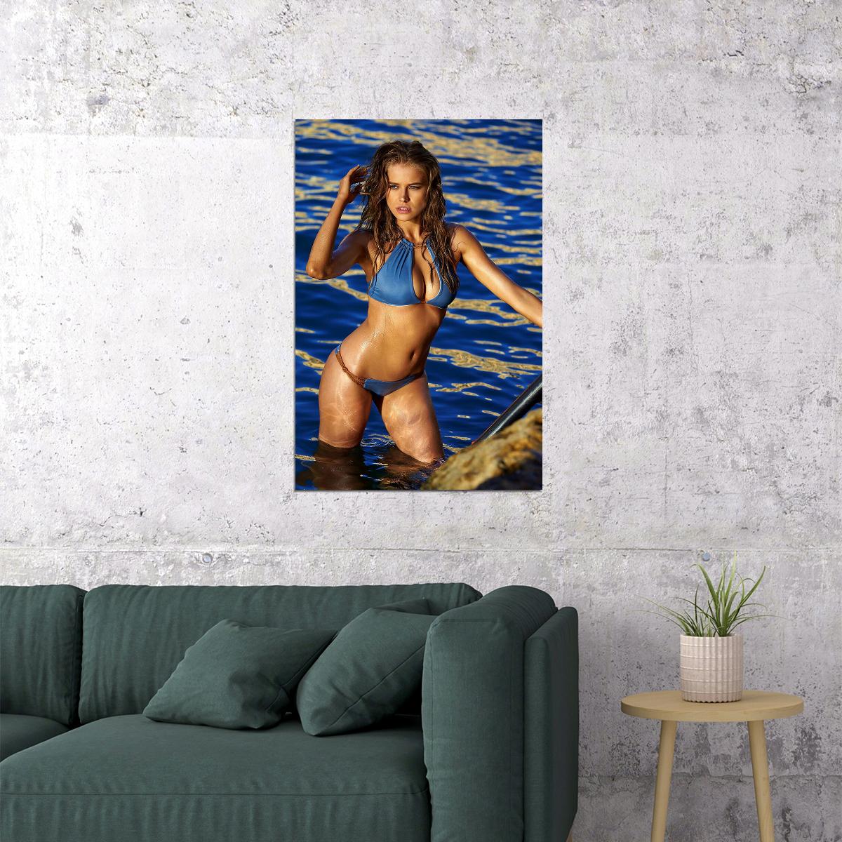 Tanya Mityushina Sexy Model Beach Photo Poster Wall Art Print Home Wall Decor