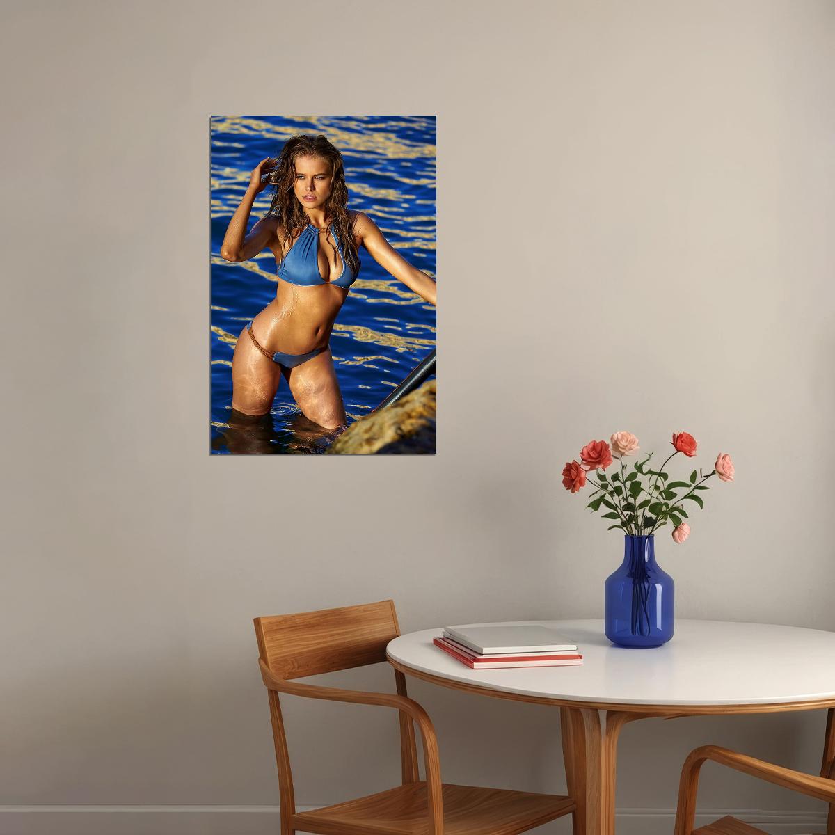 Tanya Mityushina Sexy Model Beach Photo Poster Wall Art Print Home Wall Decor