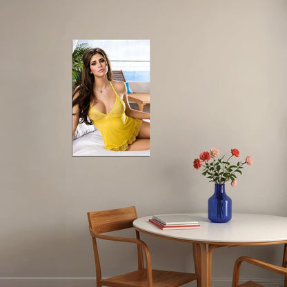 Sexy Hope Dworaczyk Lingerie Model Poster Wall Art Print Home Wall Decor