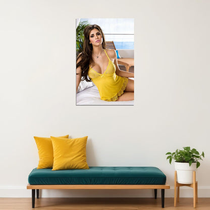 Sexy Hope Dworaczyk Lingerie Model Poster Wall Art Print Home Wall Decor