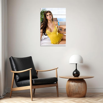 Sexy Hope Dworaczyk Lingerie Model Poster Wall Art Print Home Wall Decor