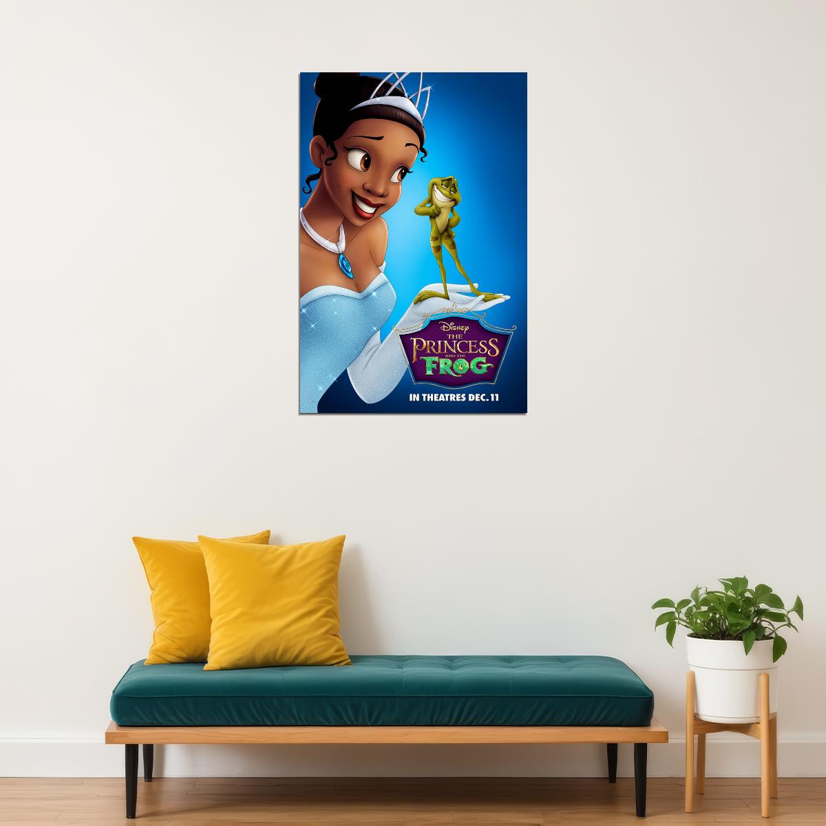 Princess And Frog Animated Movie Picture Poster Wall Art Print Home Wall Decor