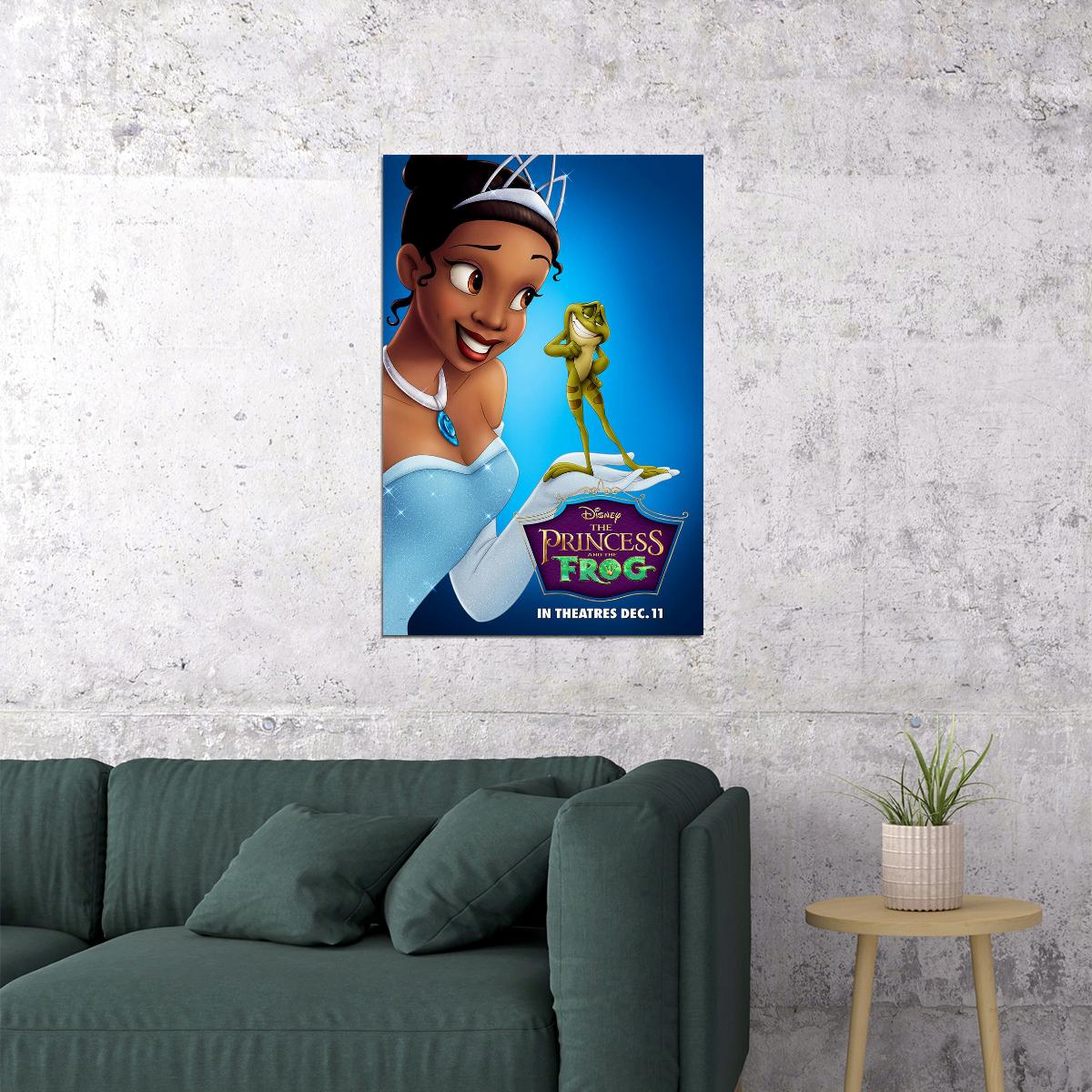 Princess And Frog Animated Movie Picture Poster Wall Art Print Home Wall Decor