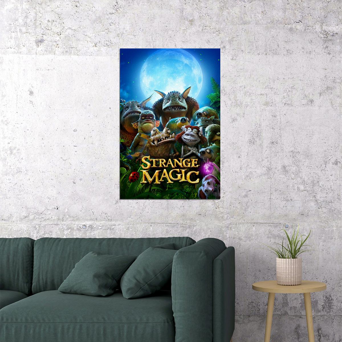 Strange Magic George Lucas To Be Loved Movie Poster Wall Art Print Home Wall Decor