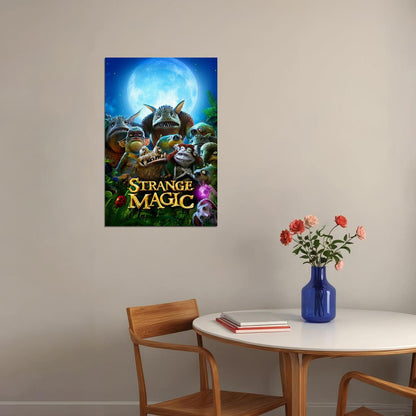 Strange Magic George Lucas To Be Loved Movie Poster Wall Art Print Home Wall Decor