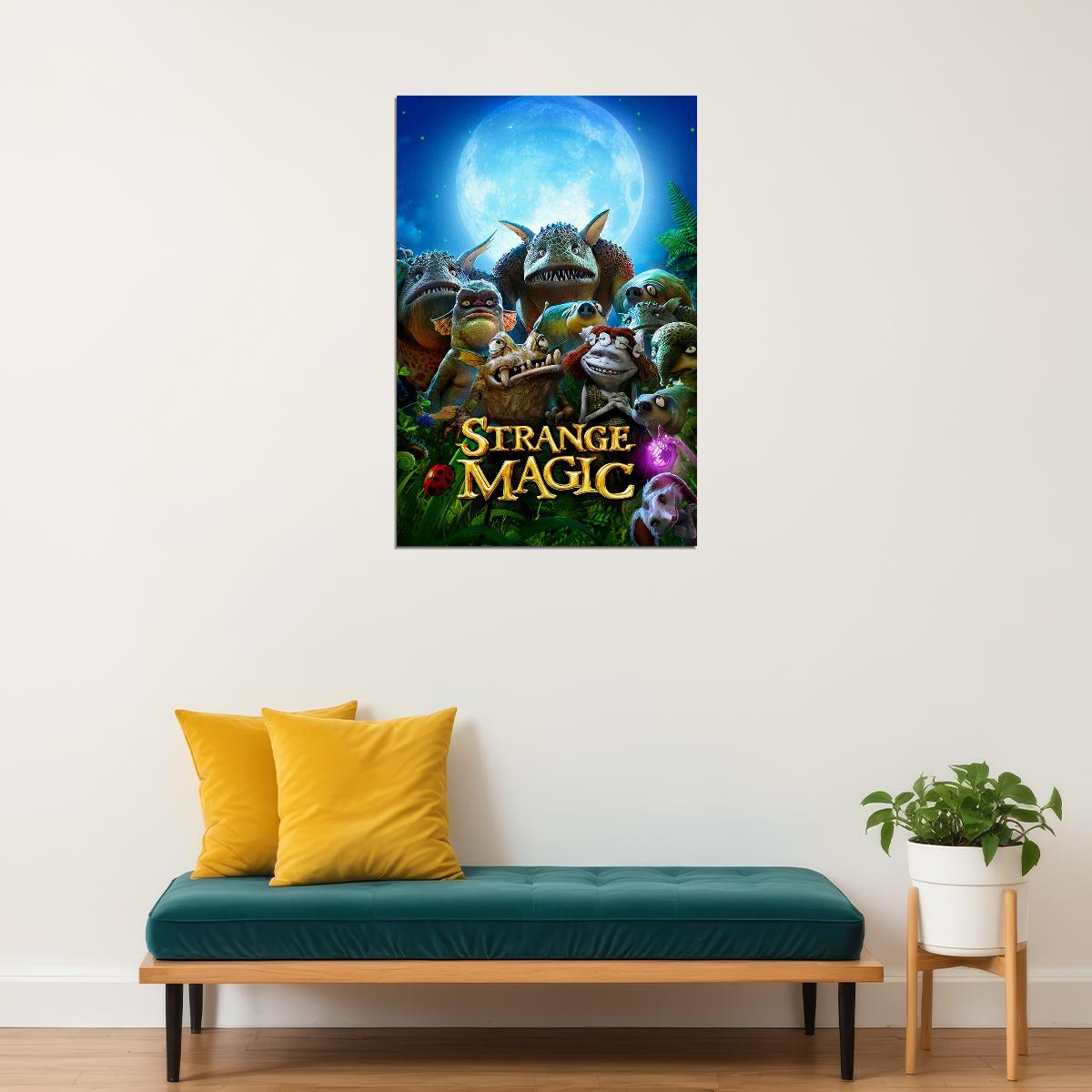 Strange Magic George Lucas To Be Loved Movie Poster Wall Art Print Home Wall Decor
