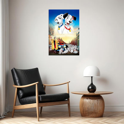 Puppies Dalmatian Dogs 101 Dalmatians Movie Poster Wall Art Print Home Wall Decor