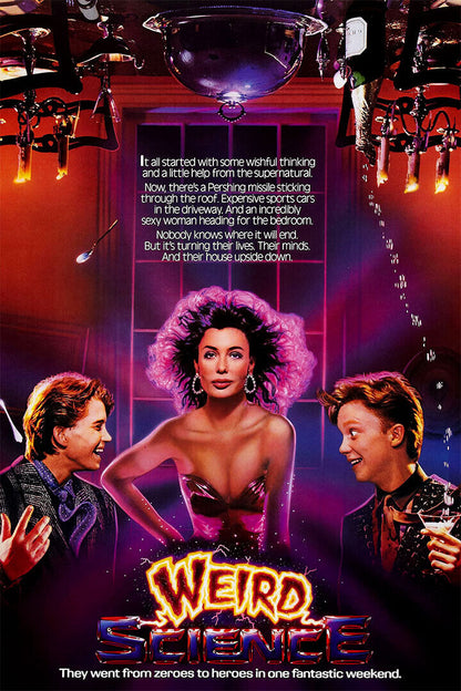 Weird Science Lebrock Hall Smith Movie Poster Wall Art Print Home Wall Decor