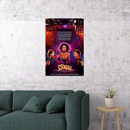Weird Science Lebrock Hall Smith Movie Poster Wall Art Print Home Wall Decor