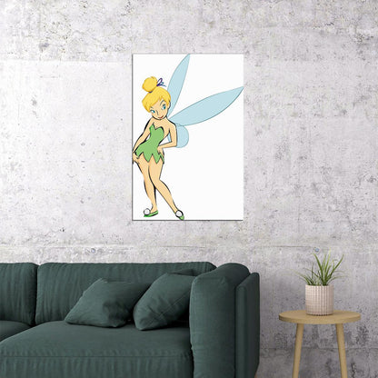 Pan Wendy Tinker Bell Captain Hook Classic Movie Poster Wall Art Print Home Wall Decor