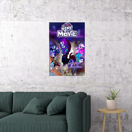 Children Animated Movie My Little Pony Poster Wall Art Print Home Wall Decor