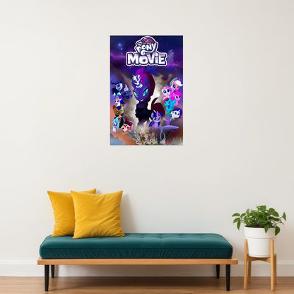 Children Animated Movie My Little Pony Poster Wall Art Print Home Wall Decor
