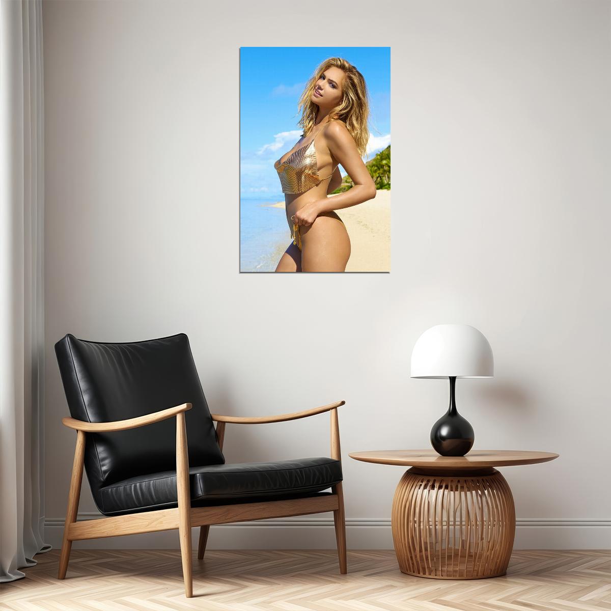 Kate Upton Sexy Model Sport Magazine Swimsuit Poster Wall Art Print Home Wall Decor