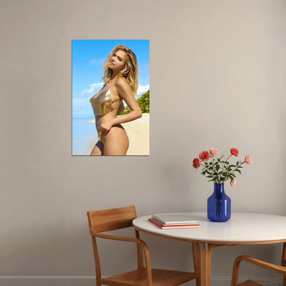Kate Upton Sexy Model Sport Magazine Swimsuit Poster Wall Art Print Home Wall Decor