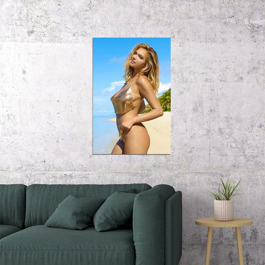Kate Upton Sexy Model Sport Magazine Swimsuit Poster Wall Art Print Home Wall Decor