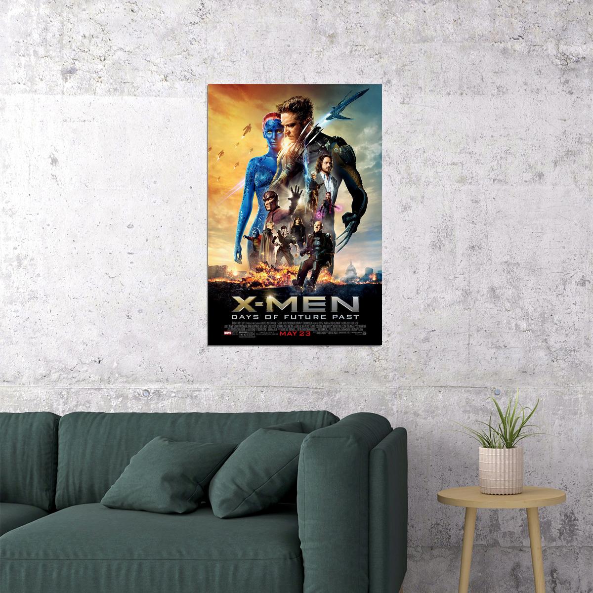 X-men Days Of Future Past Movie Poster Wall Art Print Home Wall Decor