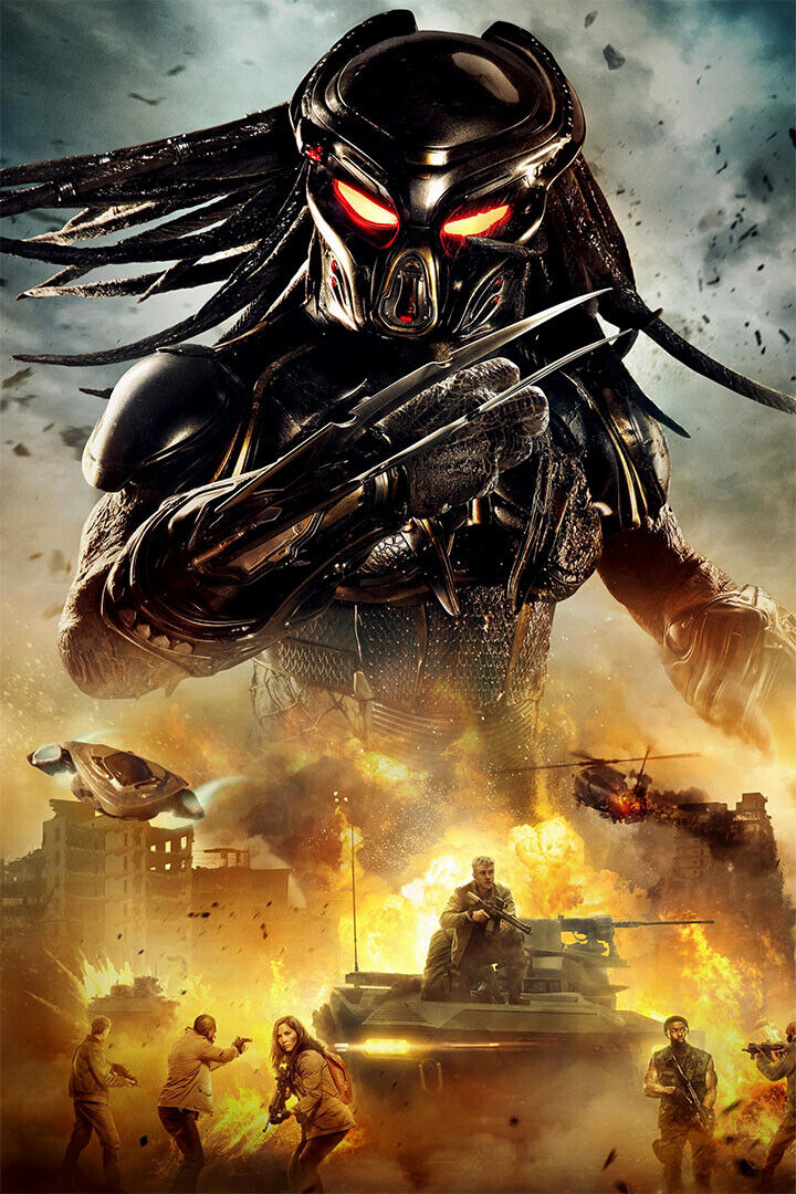 Predator 2018 Movie Scary Creature Poster Wall Art Print Home Wall Decor