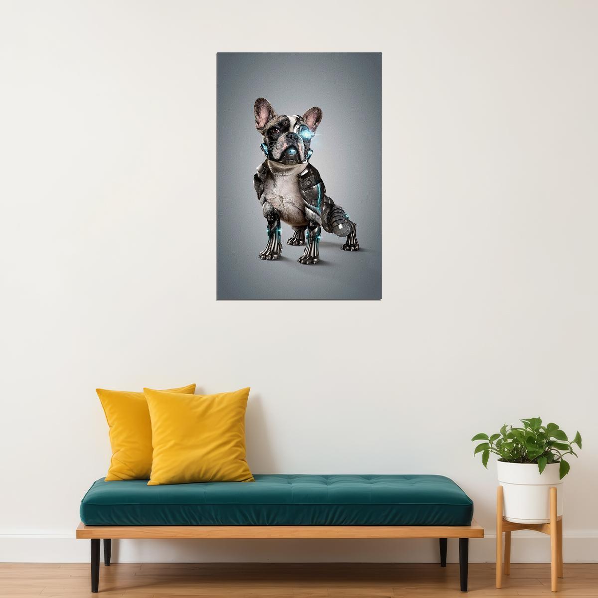 Robotic Dog Friendship Alex Sci-fi Fantasy Movie Poster Wall Art Print Home Wall Decor