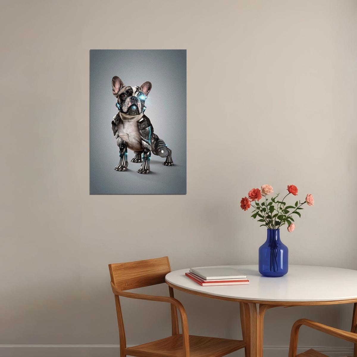 Robotic Dog Friendship Alex Sci-fi Fantasy Movie Poster Wall Art Print Home Wall Decor