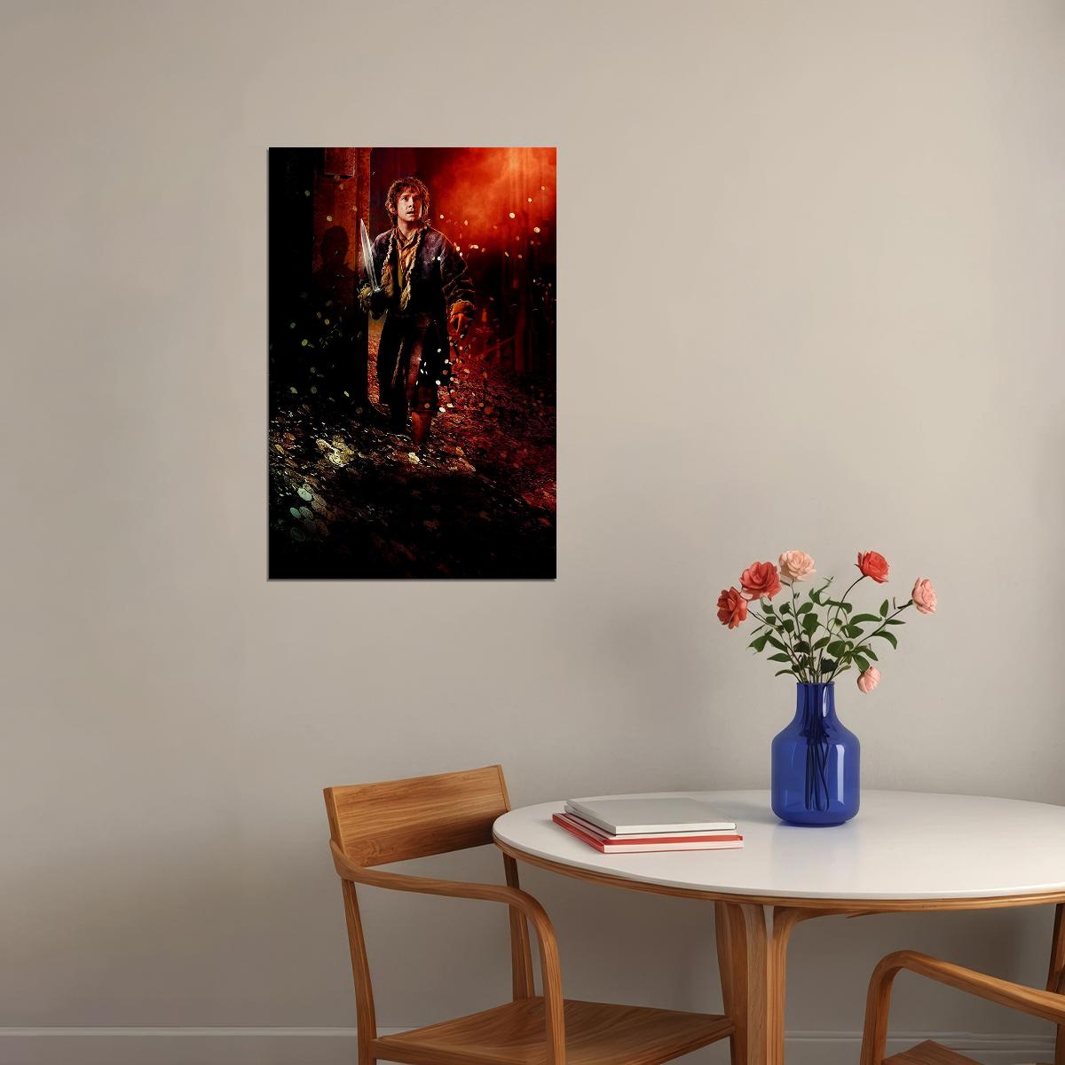 The Hobbit The Desolation Of Smaug Gandalf Bilbo Movie Poster Wall Art Print Home Wall Decor