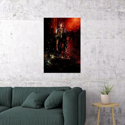 The Hobbit The Desolation Of Smaug Gandalf Bilbo Movie Poster Wall Art Print Home Wall Decor