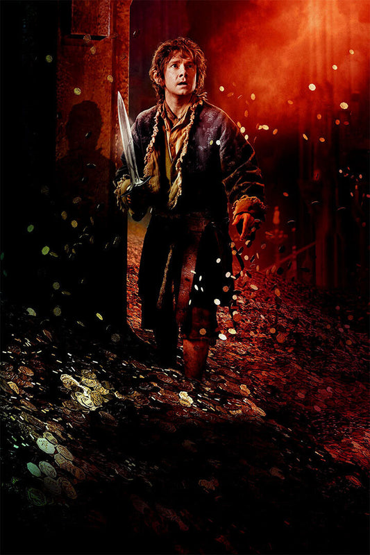 The Hobbit The Desolation Of Smaug Gandalf Bilbo Movie Poster Wall Art Print Home Wall Decor
