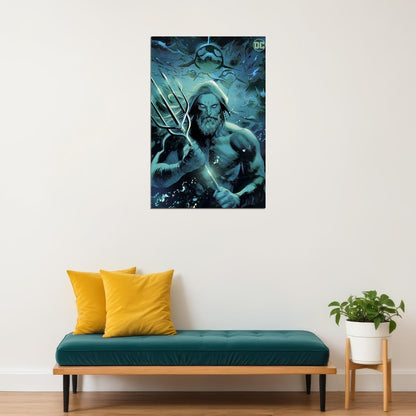 Jason Momoa Fish Aquatic Movie Aquaman Poster Wall Art Print Home Wall Decor