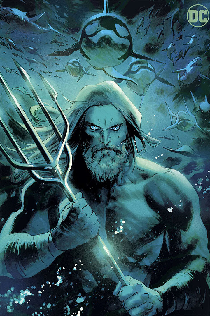 Jason Momoa Fish Aquatic Movie Aquaman Poster Wall Art Print Home Wall Decor