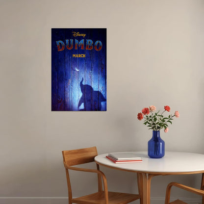 Dumbo Flying Baby Elephant Circus 2019 Movie Poster Wall Art Print Home Wall Decor