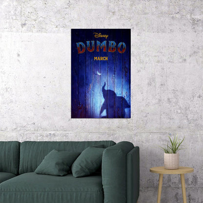 Dumbo Flying Baby Elephant Circus 2019 Movie Poster Wall Art Print Home Wall Decor