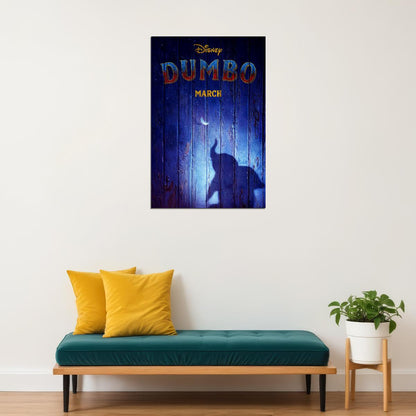 Dumbo Flying Baby Elephant Circus 2019 Movie Poster Wall Art Print Home Wall Decor