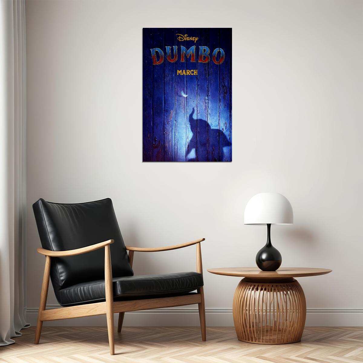Dumbo Flying Baby Elephant Circus 2019 Movie Poster Wall Art Print Home Wall Decor