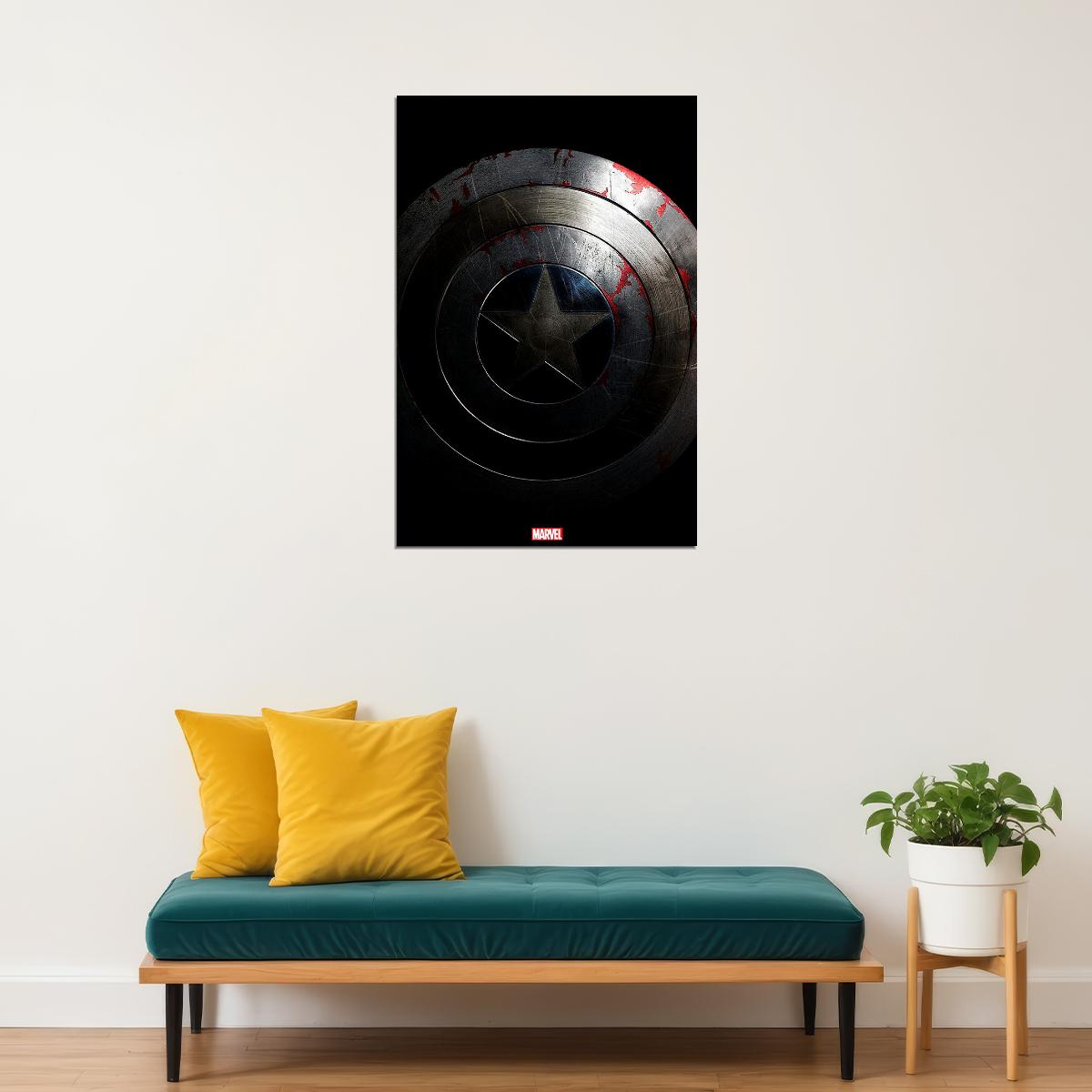 Captain America Winter Soldier 2014 Movie Poster Wall Art Print Home Wall Decor