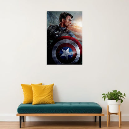 Captain America The First Avenger 2011 Movie Poster Wall Art Print Home Wall Decor