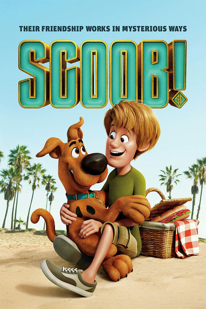 Scooby-doo Epic Tail Begins Mystery Cartoon Movie Poster Wall Art Print Home Wall Decor
