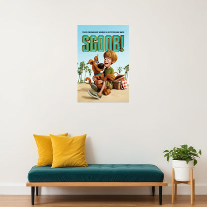Scooby-doo Epic Tail Begins Mystery Cartoon Movie Poster Wall Art Print Home Wall Decor